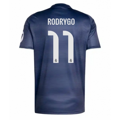 Billige Fotballdrakt Real Madrid Rodrygo Goes #11 Replika Bortedrakt 2025-26 Kortermet Billige Fotballdrakt Real Madrid Rodrygo Goes #11 Replika Bortedrakt 2025-26 Kortermet